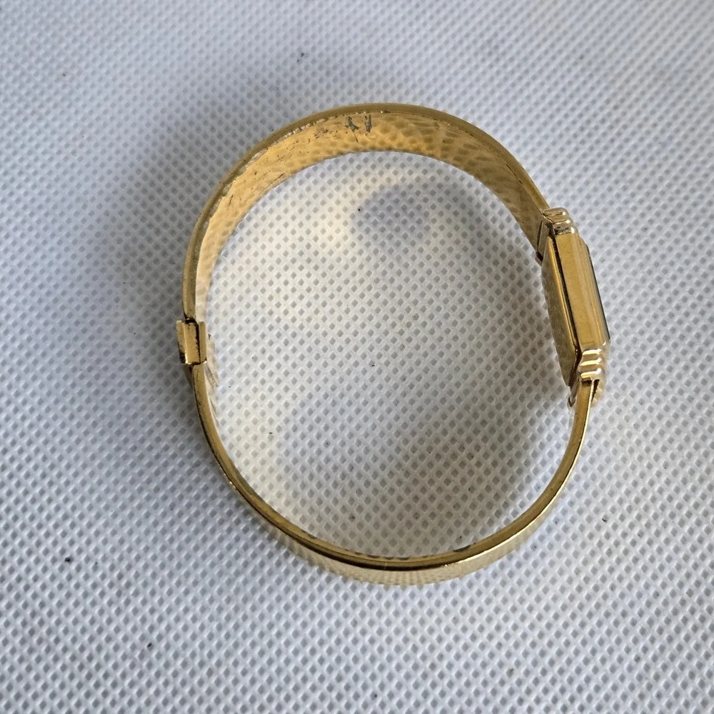 Citizen Quartz Ladies Watch 5421-N69897 Rectangular Gold Tone Bangle 5.5